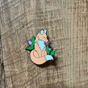 Foxglove limited edition pin